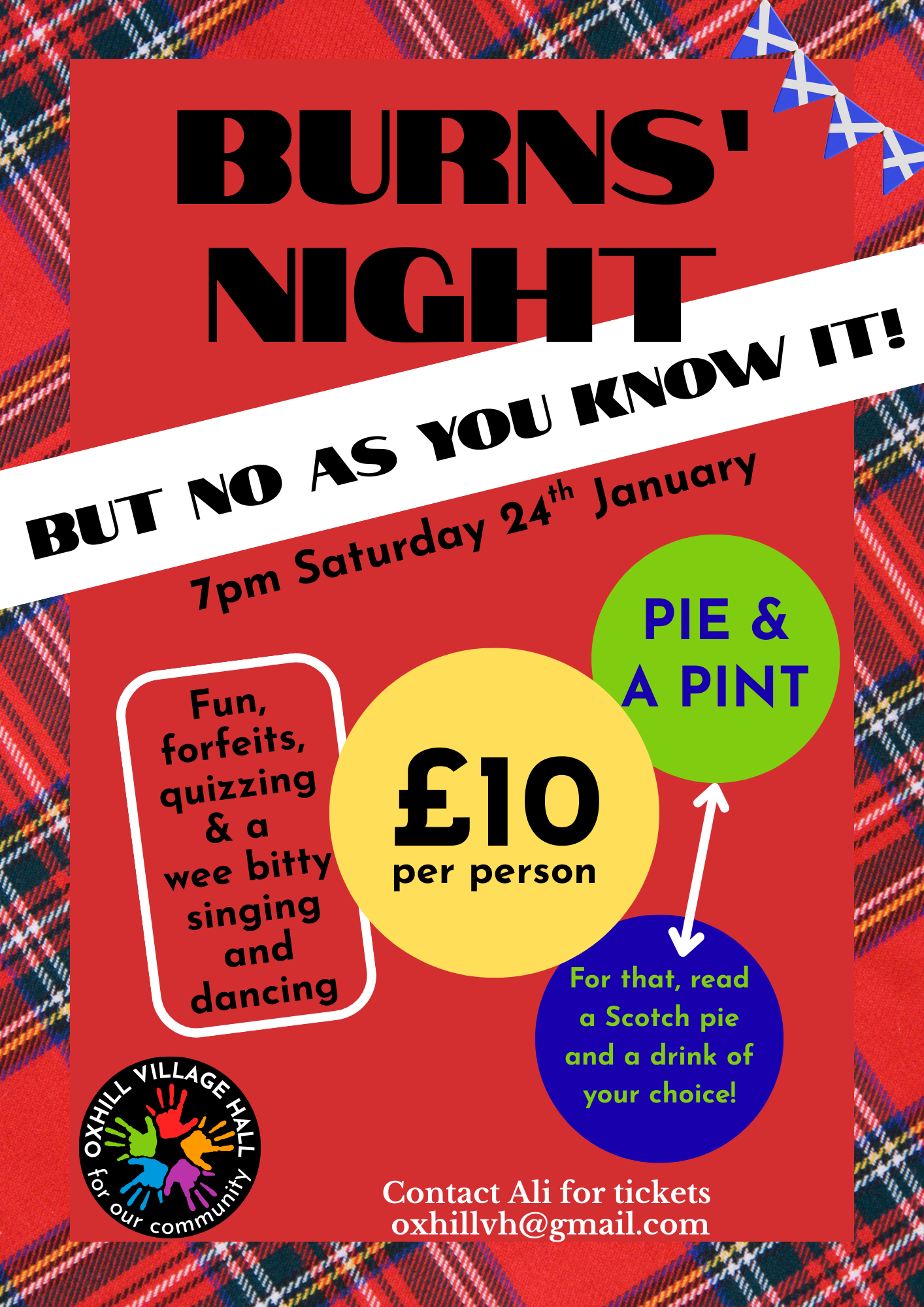 Burns' Night but no as you know it!